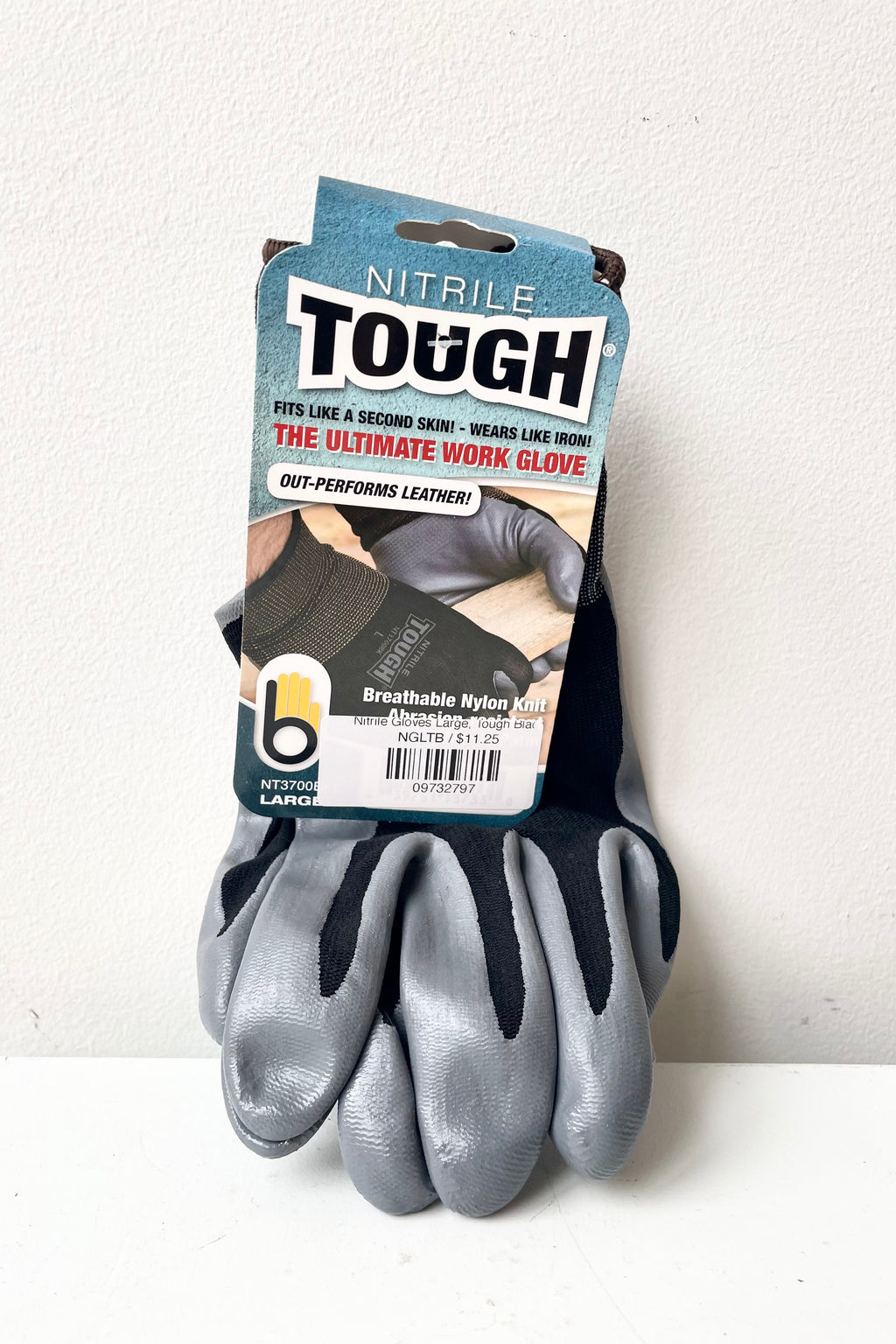 Atlas Nitrile Tough Work Gloves - Medium