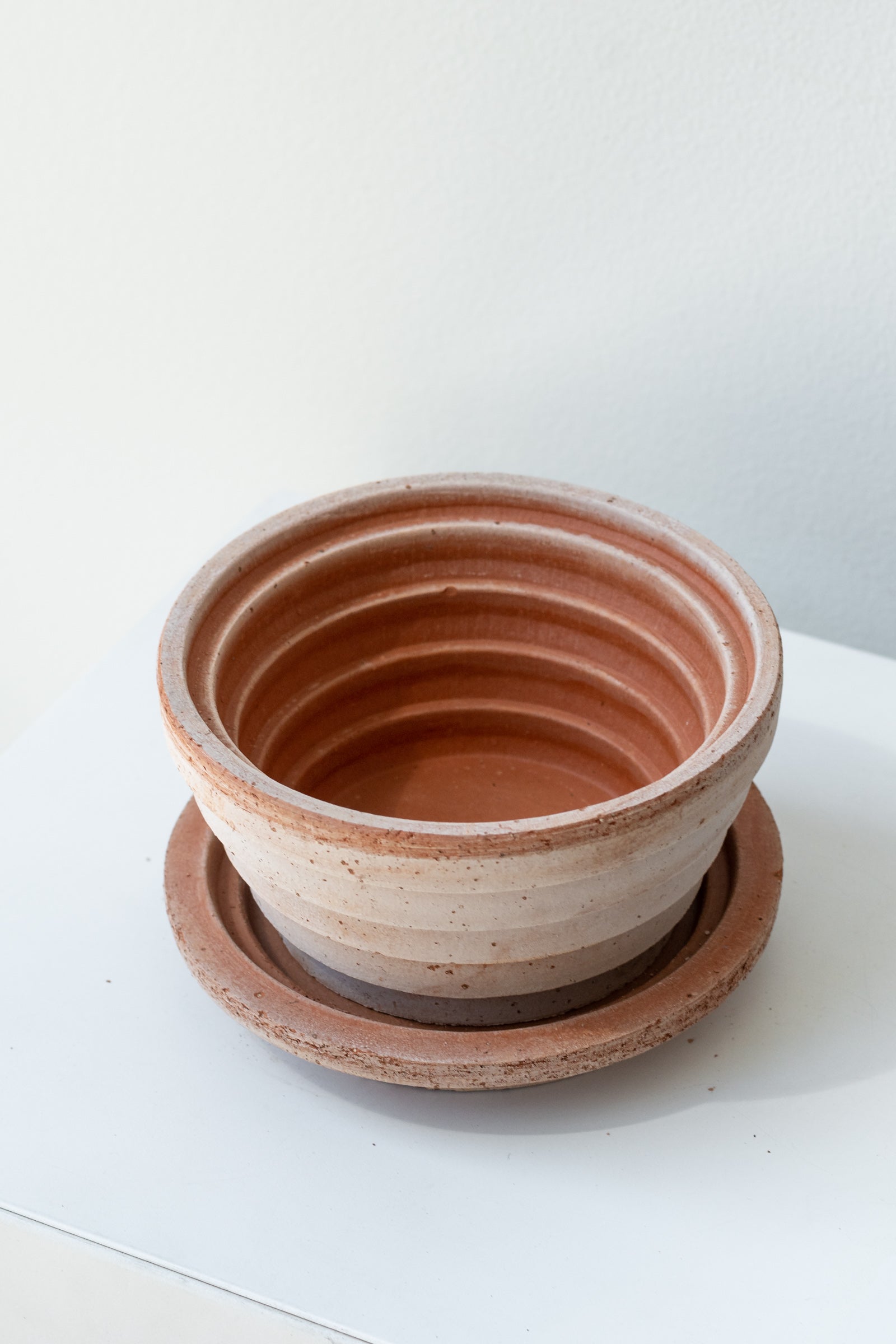 Rosa 4.7 inch Planets Pot by Bergs Potter on a white surface in a white room