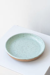 Mint Pastel Snack Plate by Christina Kosinski on white surface in white room