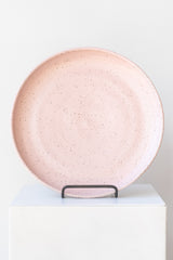 Rose Quartz Pastel Dinner Plate by Christina Kosinski