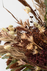 Close up of "Allspice" autumnal preserved arrangement by Sprout Home