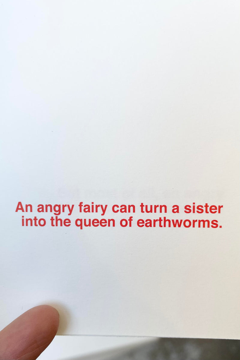 An example page of The Angry Fairy - Book to Illustrate.
