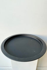 Saucer grey speckled 15"