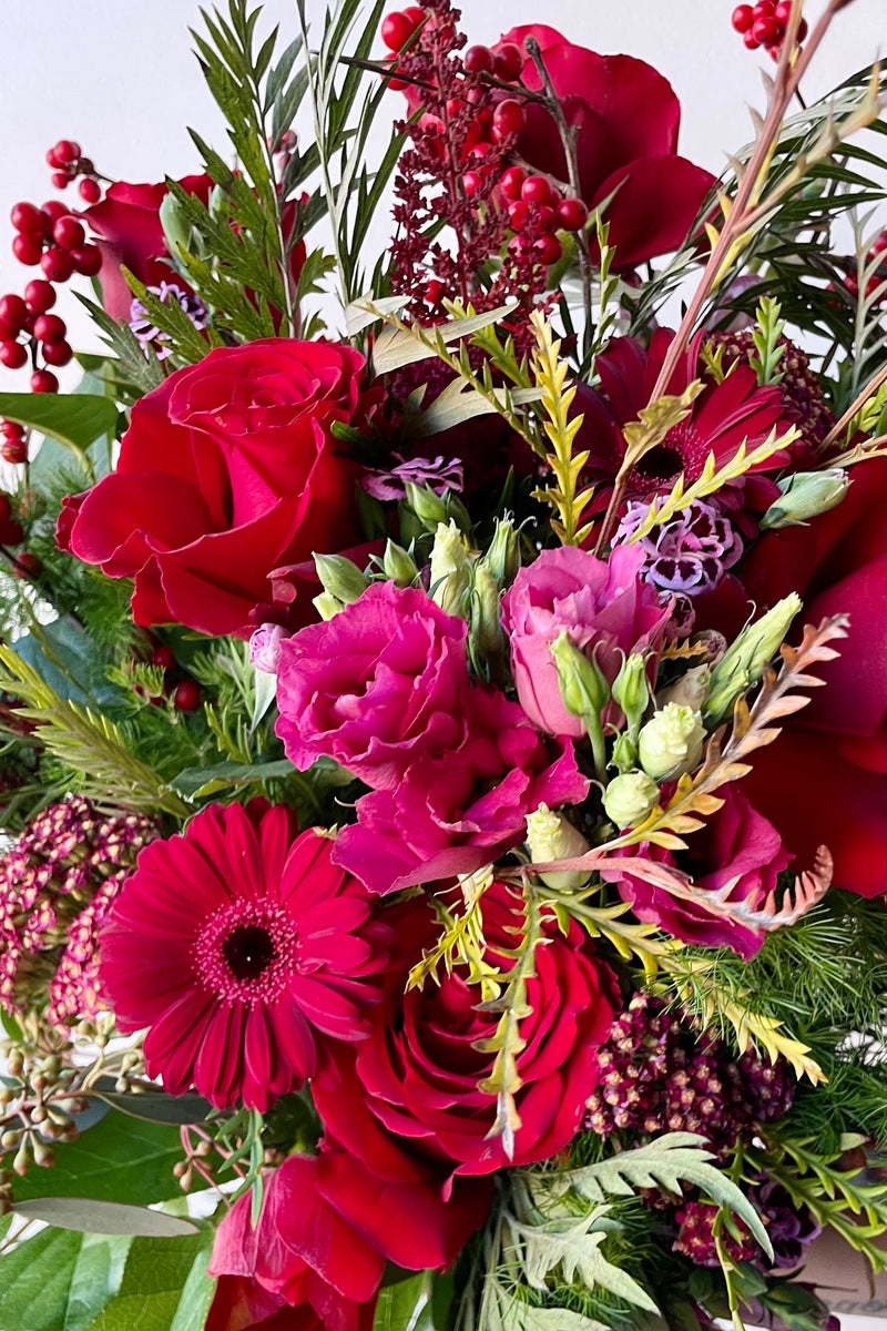 A detail view of an example of fresh Floral Arrangement Solstice at $200 from Sprout Home Floral in Chicago