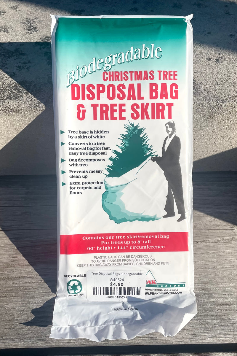 A view of Tree Disposal Bags biodegradable in packaging 