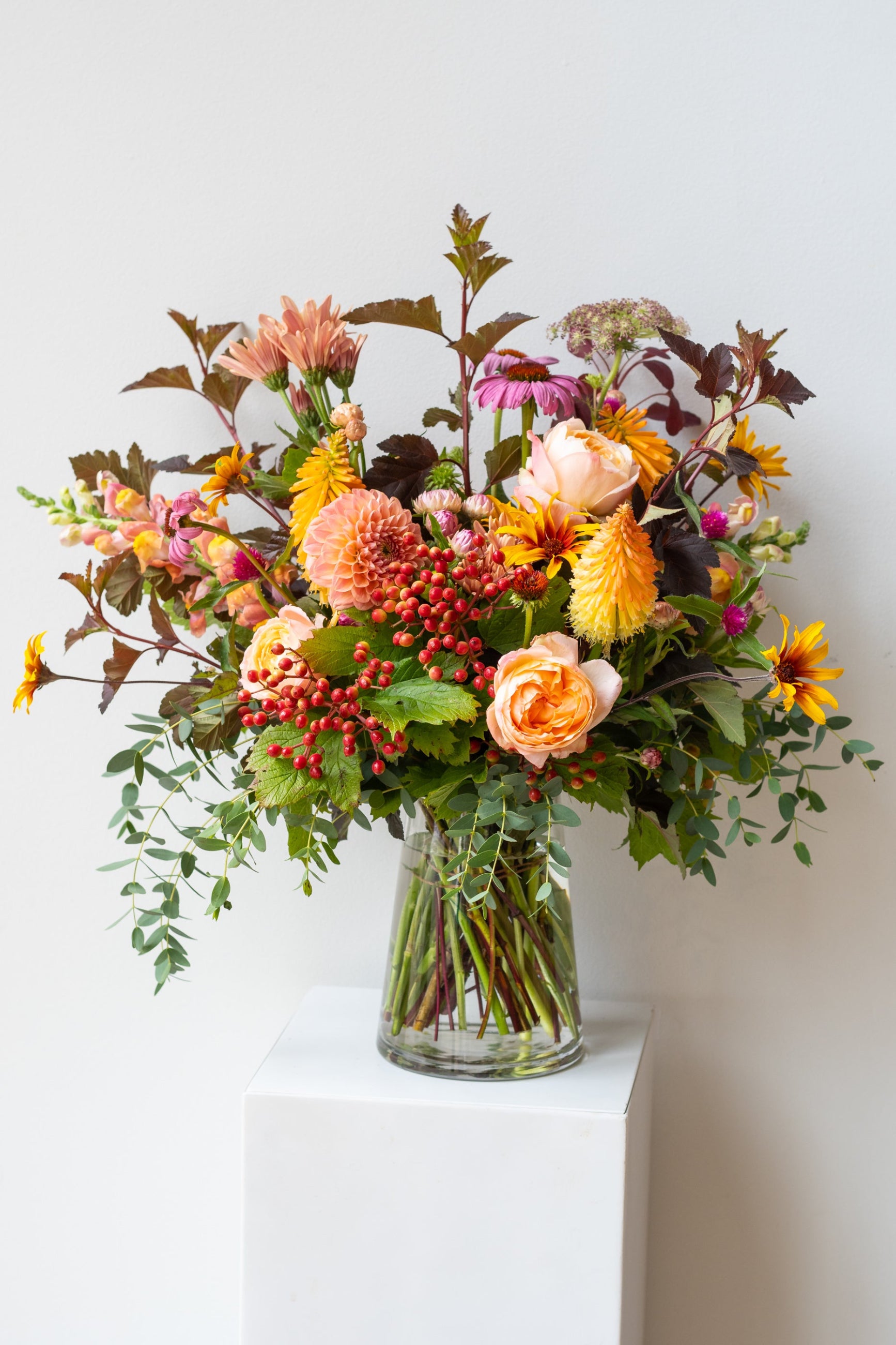An example of Floral Arrangement Midday with berries and fall flowers from Sprout Home in Chicago ©Sprout Home #size_$160