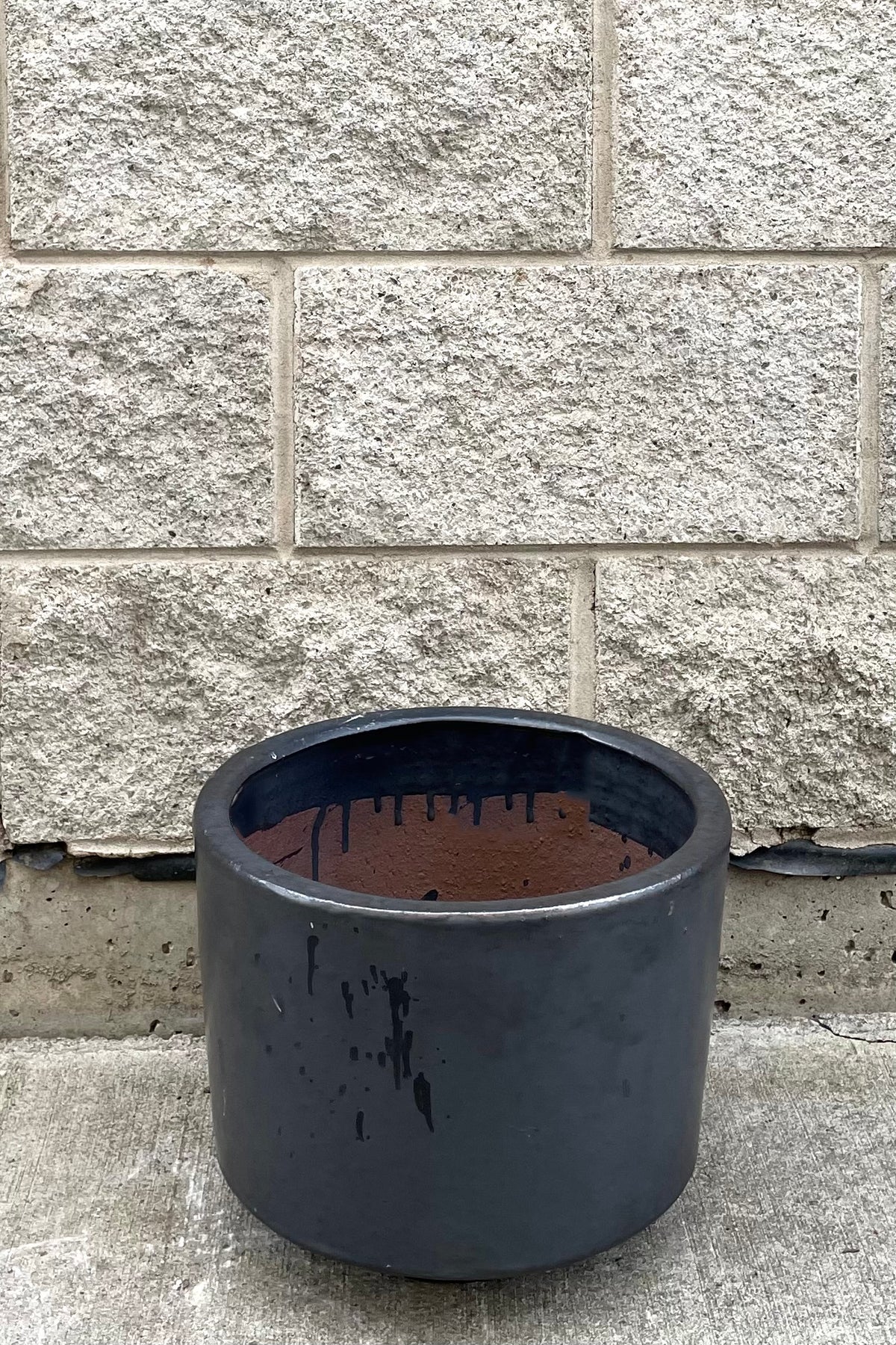 Lara Graphite Planter Small at SPROUT HOME